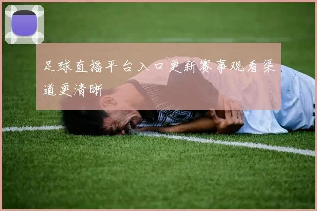 足球直播平台入口更新赛事观看渠道更清晰